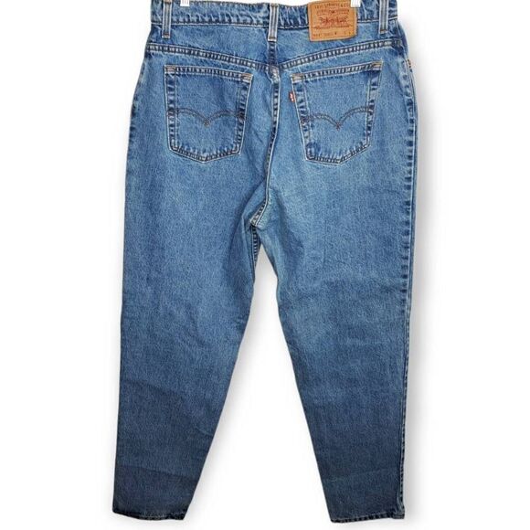 Levi's 551 Relaxed Fit Tapered Leg Vintage 90s Jeans size 16 Long - Picture 2 of 8